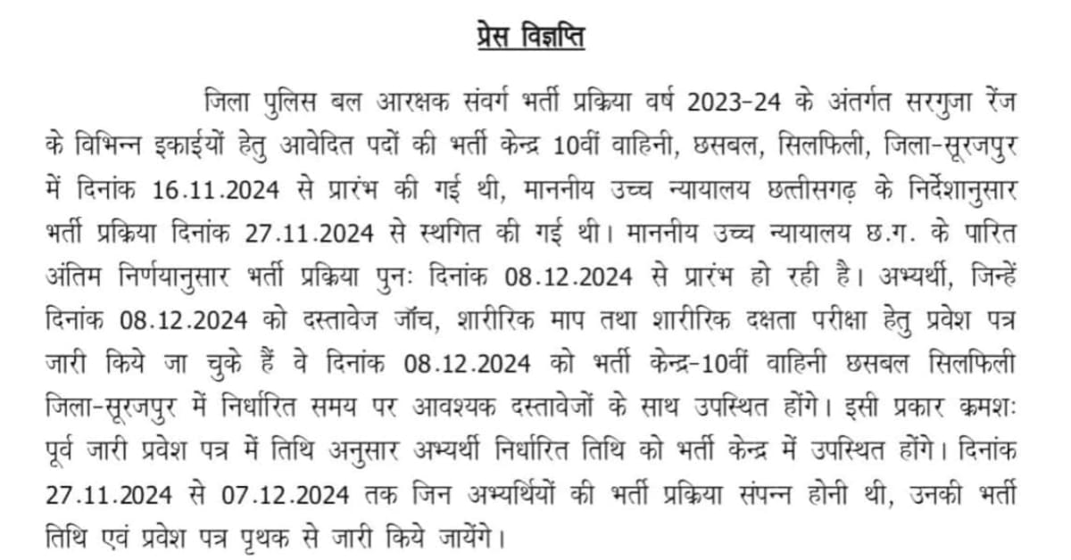 cg police physical 2024 new update